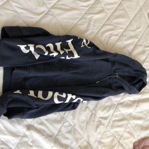 Navy Blue Abercrombie hoodie size S